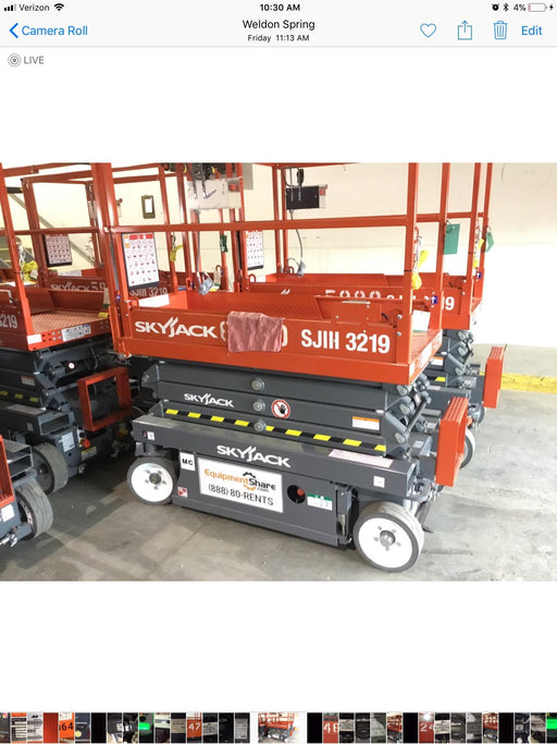 2017 Skyjack SJIII-3219 Skyjack SJ3219, Extended Warranty 5yr/5k hr