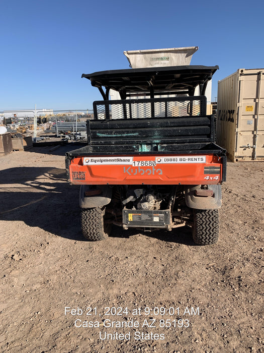 2021 Kubota RTV-X1140W-H Plastic Canopy, Windshield Acrylic Clear, LED Strobe Light, Wire Harness Kit, Back up Alarm