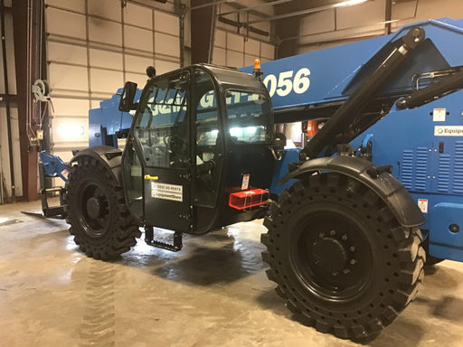 2018 Genie GTH-1056 Genie GTH-1056 w/Enclosed Cab w/HVAC, Work Lights, Solid Tires, Beacon, 60" Carriage and Forks