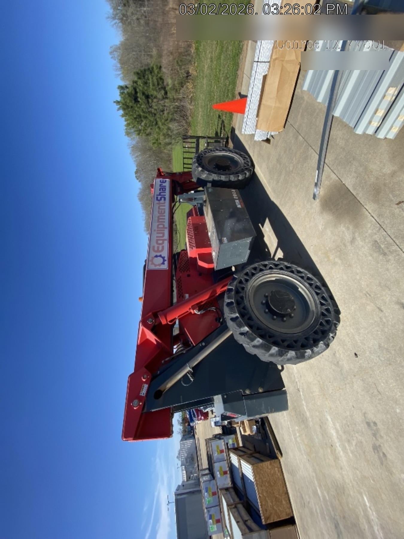 2019 Manitou MTA8044 MTA8044 - 74 HP T4, Canopy, Worklights/Strobe, Beacon, 66" Carriage, 48" Forks, Solid Tires, Lift Hook, Aux Hydraulics