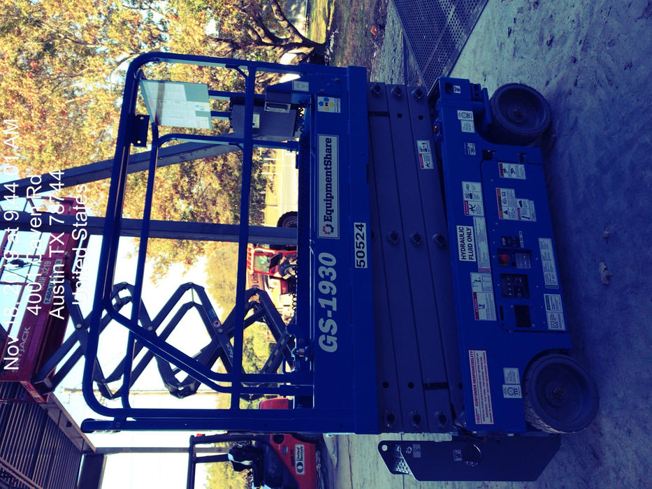 2019 Genie GS-1930 Fixed Rails with Chain Entry