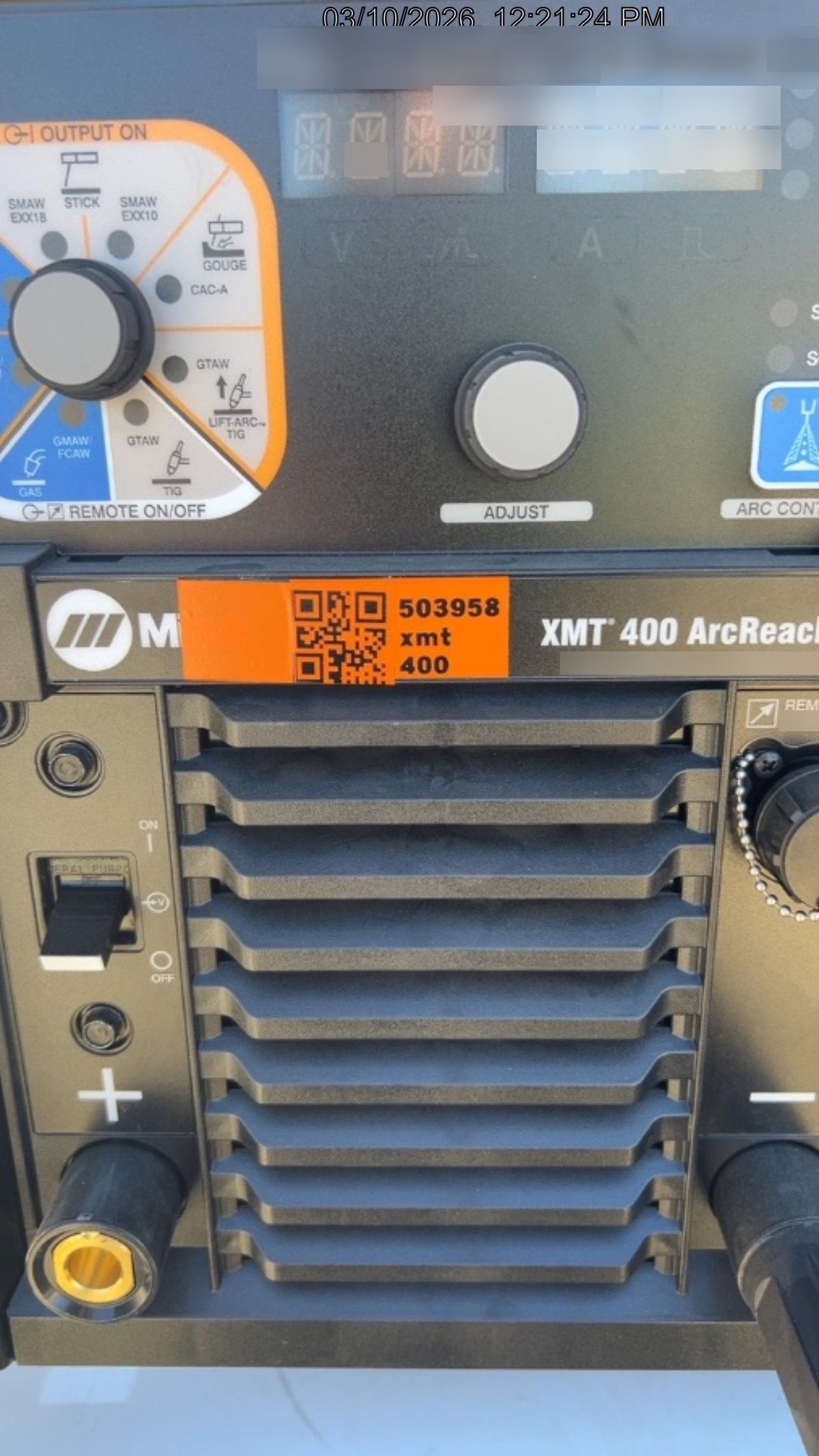2025 MILLER ELECTRIC XMT 400