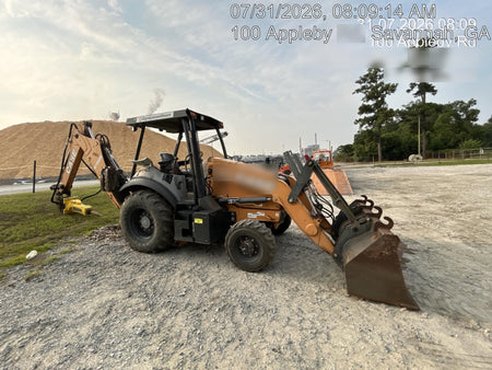 2018 Case 580N STANDARD HOE, ROPS, PILOT CONTROLS, AUX HYD