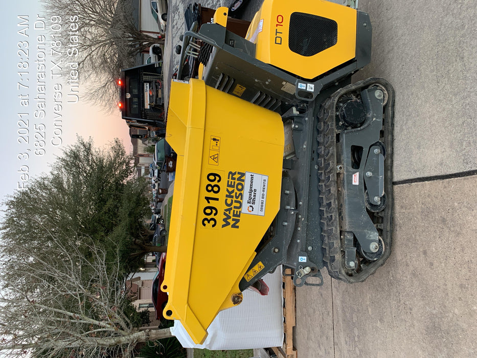 2019 WACKER NEUSON DT10