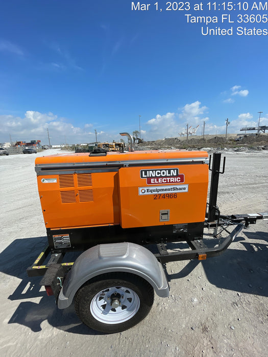 2022 Lincoln Electric LE400 Kubota V1505, Trlr, Cable Rack, Light Kit, ES Decals, T3