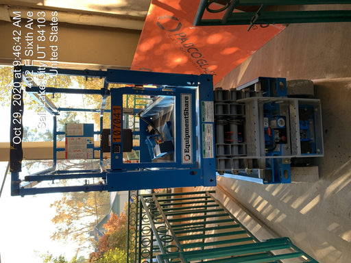 2020 Genie GS-1930 Solid Non Marking Tires, Beacon, Folding rails with half height swing gate, 800W Inverter