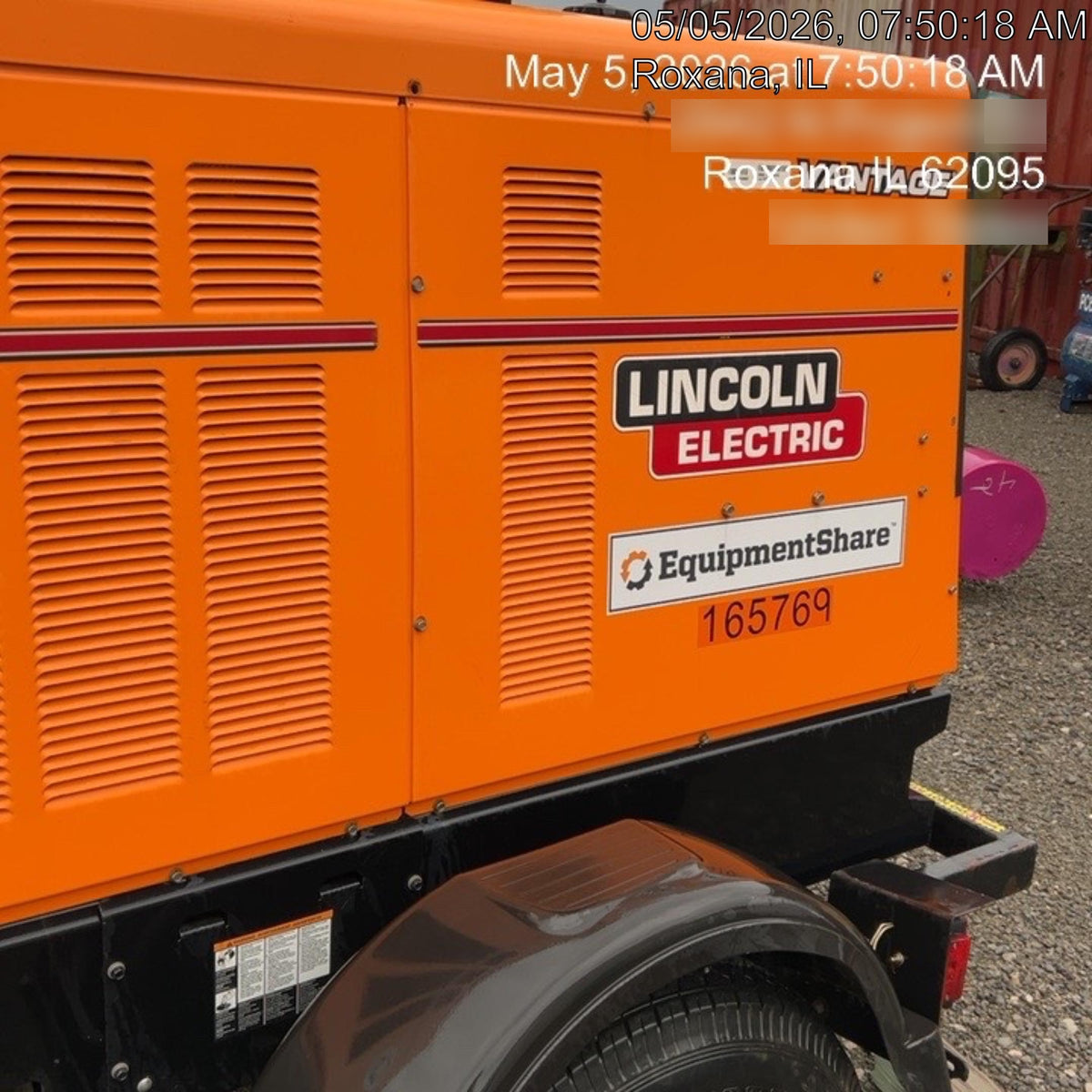 2021 Lincoln Electric Vantage 549X Ready Pak 3, ORANGE (includes trailer, cable rack, fender light kit)