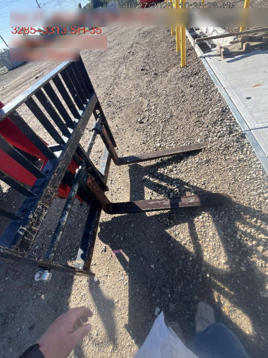 2018 Manitou MTA8044 MTA 8044 - 74 HP T4, Canopy, Worklights/Strobe, Beacon, 66" Carriage, 48" Forks, Solid Tires, Lift Hook, Aux Hydraulics