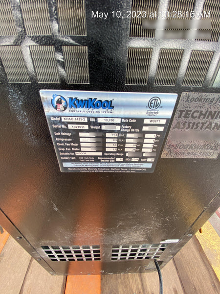 2022 KWIKOOL KPAC1411-2