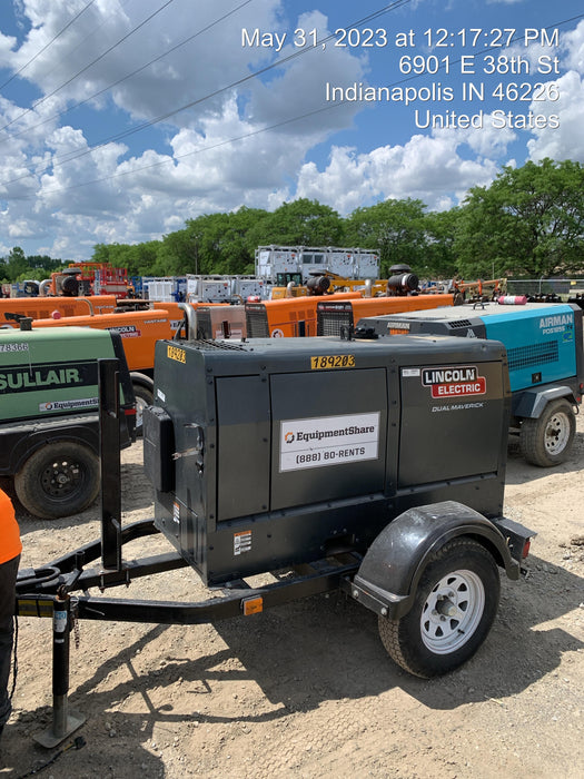 2021 Lincoln Electric Dual Maverick 200/200X Ready Pak 3, Includes Trailer, Cable Rack, Fender Light Kit