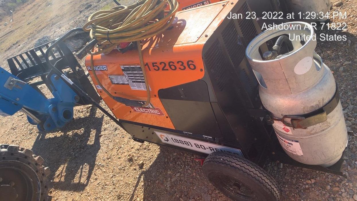 2021 Lincoln Electric Ranger 305 LPG LPG One-Pak (includes undercarriage, tank holder & tank strap) ORANGE