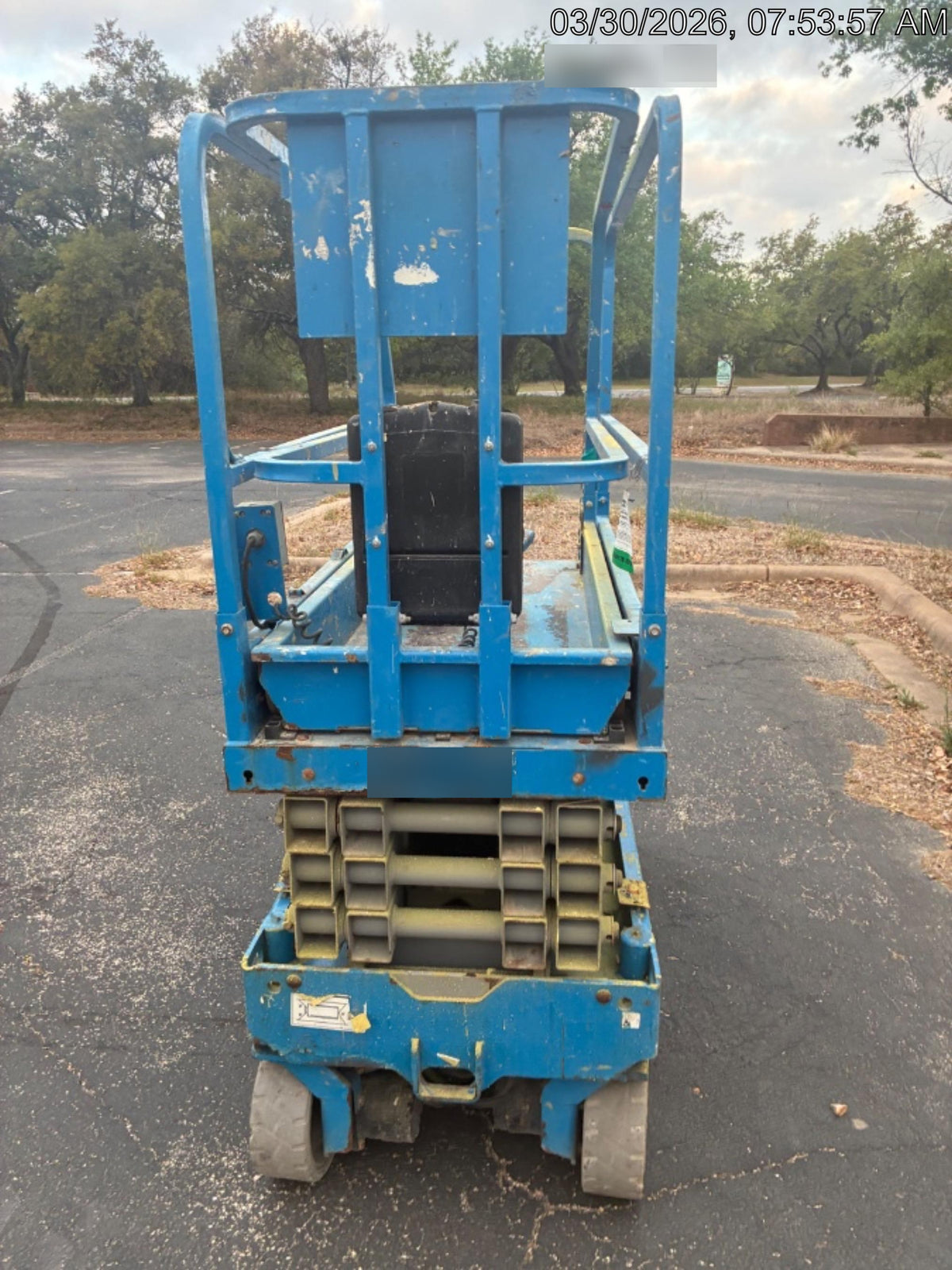 2019 Genie GS-1930 Fixed Rails with Chain Entry