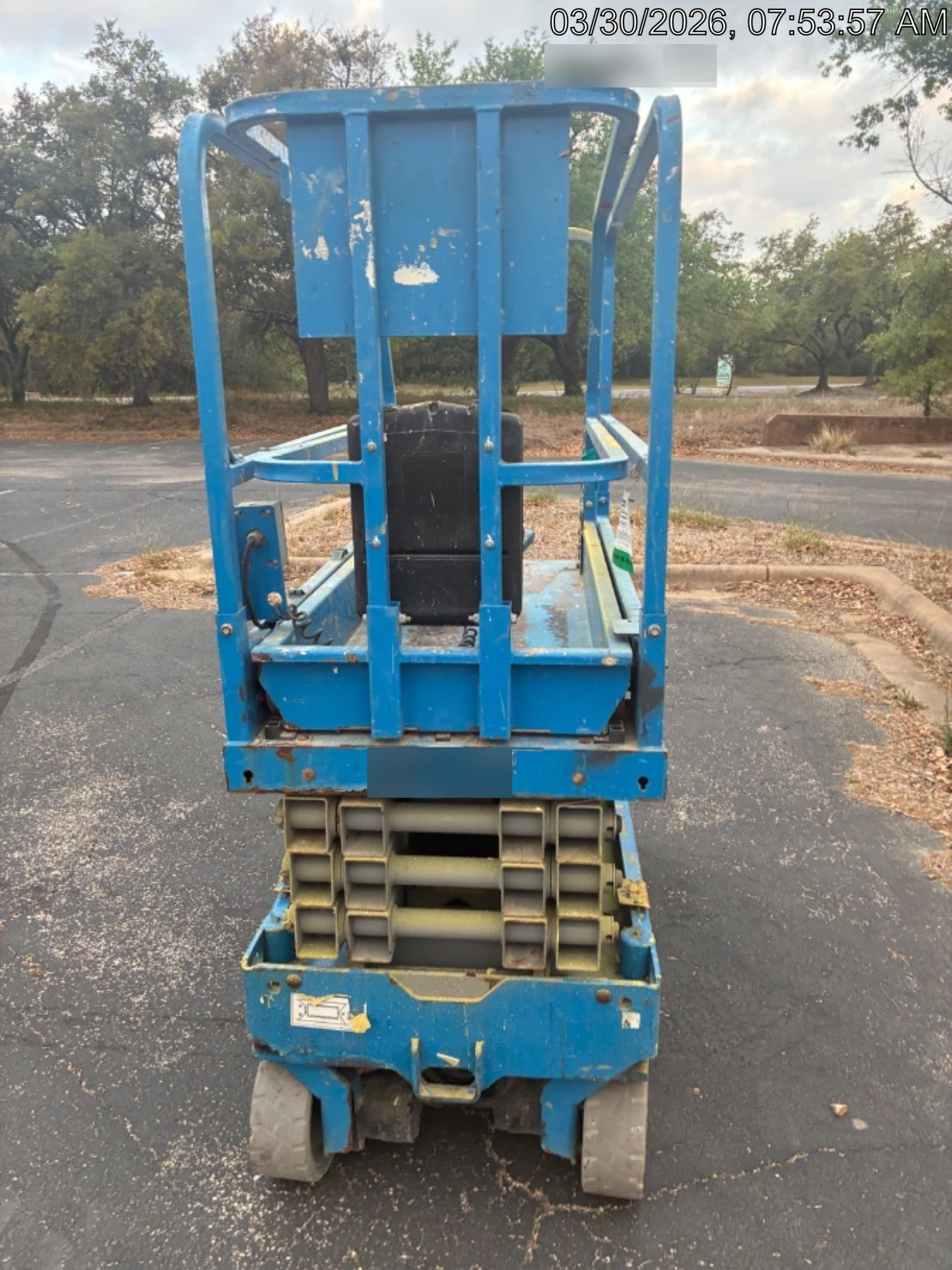 2019 Genie GS-1930 Fixed Rails with Chain Entry