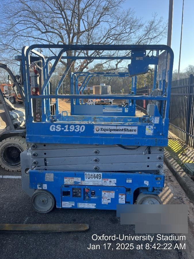2020 Genie GS-1930 Fixed rails with chain entry gate - Pre A92.20