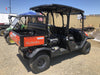 2022 Kubota RTV-X1140W-H Plastic Canopy, Windshield Acrylic Clear, LED Strobe Light, Wire Harness Kit, Back up Alarm