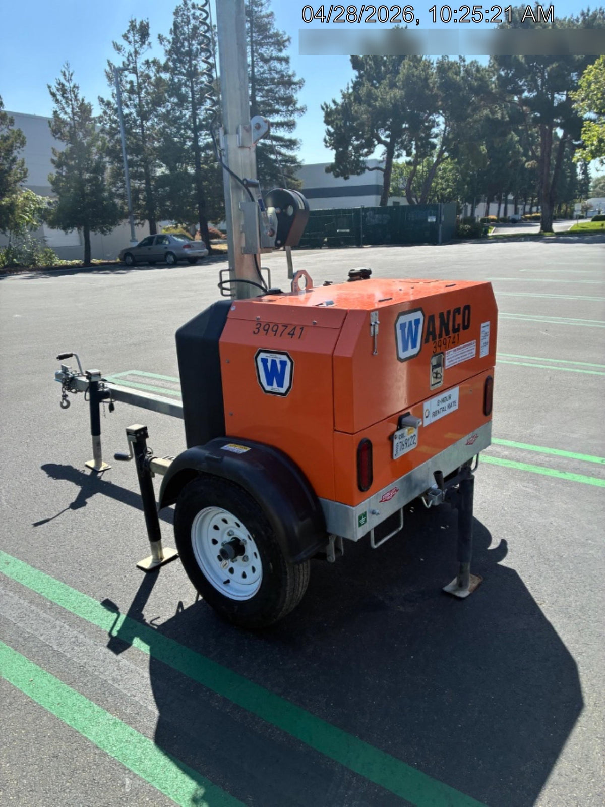 2024 Wanco WLTT-4MM4K Diesel, Deep Sea Controller, Shore Power Plug, Auto Start, (4) 350W LED Floodlights, 4kW Generator, 60 Gal Fuel Tank, 2" Ball, T3