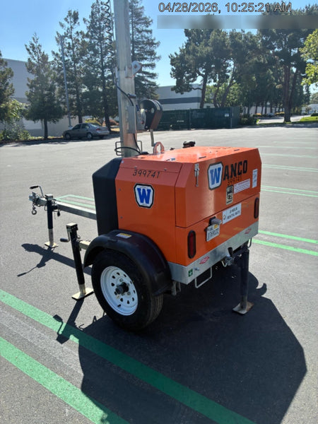 2024 Wanco WLTT-4MM4K Diesel, Deep Sea Controller, Shore Power Plug, Auto Start, (4) 350W LED Floodlights, 4kW Generator, 60 Gal Fuel Tank, 2" Ball, T3