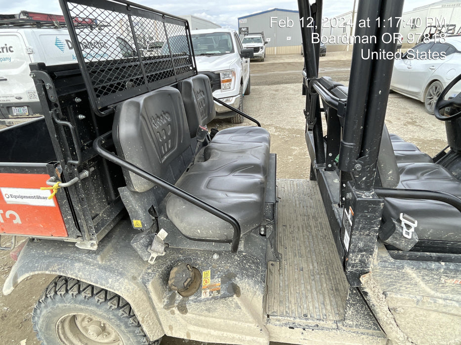 2022 Kubota RTV-X1140W-H Plastic Canopy, Windshield Acrylic Clear, LED Strobe Light, Wire Harness Kit, Back up Alarm