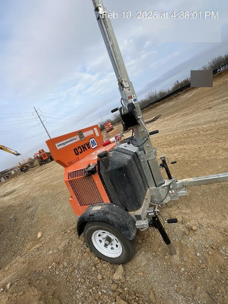 2024 Wanco WLTT-4MM4K Diesel, Deep Sea Controller, Shore Power Plug, Auto Start, (4) 350W LED Floodlights, 4kW Generator, 60 Gal Fuel Tank, 2" Ball, T3