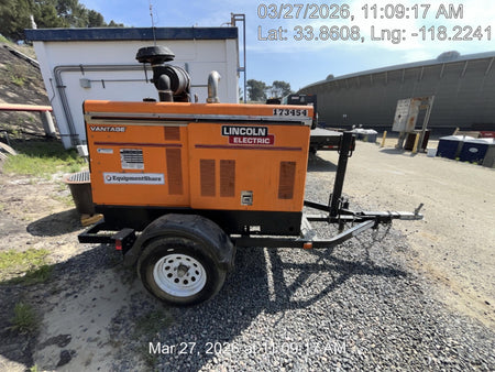 2021 Lincoln Electric Vantage 549X Ready Pak 3, ORANGE (includes trailer, cable rack, fender light kit)