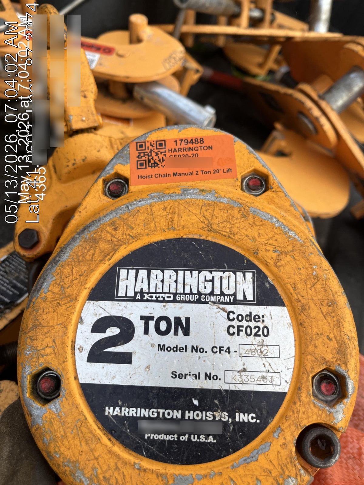 2021 HARRINGTON CF020-20