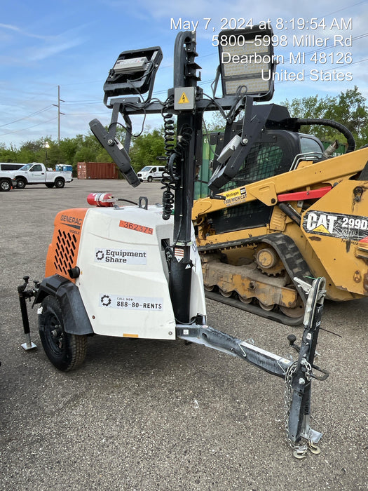 2023 Generac MLT2 Diesel, Flex Switch 120V Input, Powerzone Controller, 
(4) 320W LED Lights, 4kW Generator, 39.9 Gal Fuel Tank, 2" Ball, T3