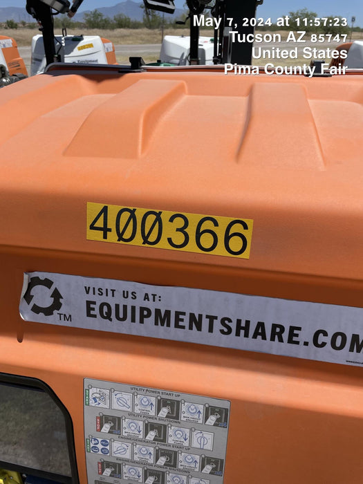 2024 Generac MLT2 Diesel, Flex Switch 120V Input, Powerzone Controller, 
(4) 320W LED Lights, 4kW Generator, 39.9 Gal Fuel Tank, 2" Ball, T3