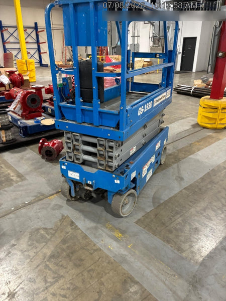 2020 Genie GS-1930 Solid Non Marking Tires, Beacon, Folding rails with half height swing gate