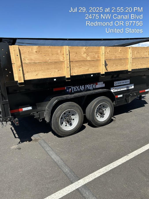 2025 TEXAS PRIDE TRAILERS DT714416KBP