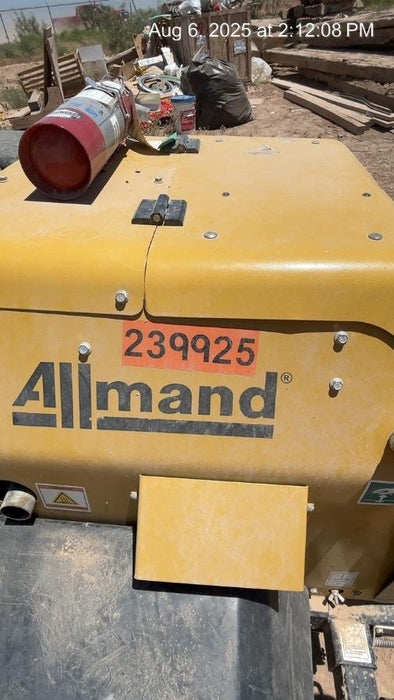 2022 Allmand NLV3GR (4) LED Light Fixture 350W, 23' Vertical Mast, 3kW Prime, Towable, Deep Sea L401, Leveling Jacks, Yanmar T4F 5.8hp