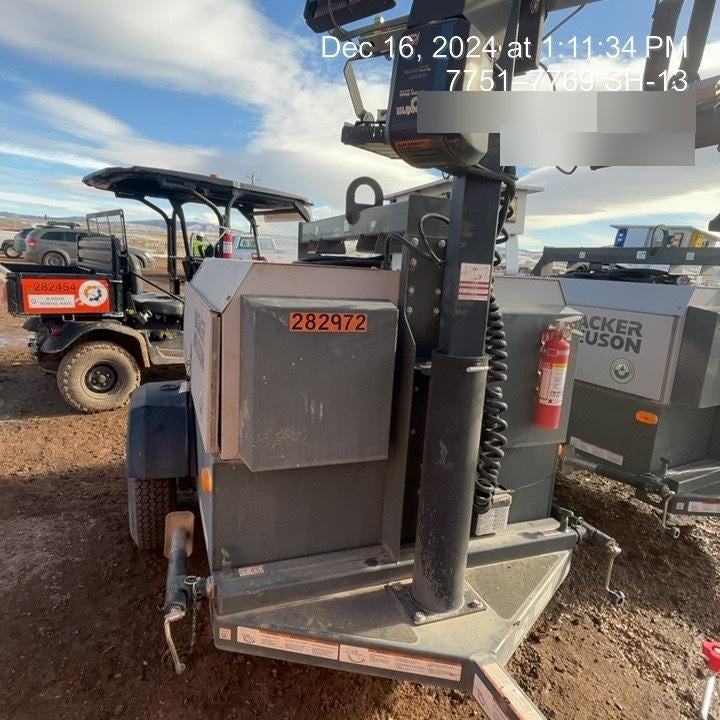 2022 Wacker Neuson LTW20Z1 Isuzu Dsl. Engine, 23' Mast, (4) 300W LED Lights, CWK, Programmable Dawn to Dusk, 360 Deg. Rotation, 57 Gal. Tank, Trailer Mounted