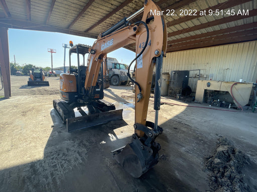 2018 Case CX37C ROPS, LONG ARM, RUBBER TRACKS, AUX HYD