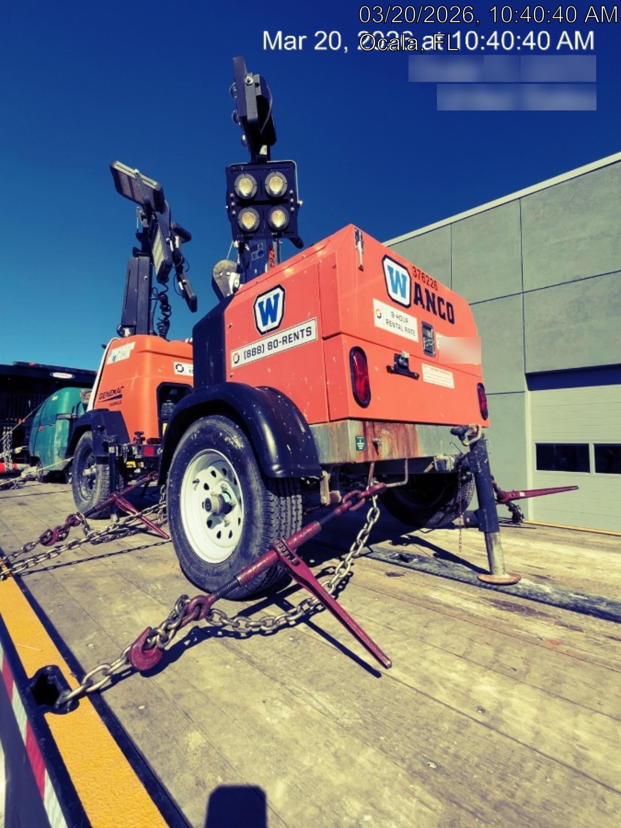 2023 Wanco WLTT-4MM4K Diesel, Deep Sea Controller, Shore Power Plug, Auto Start, (4) 350W LED Floodlights, 4kW Generator, 60 Gal Fuel Tank, 2" Ball, T3