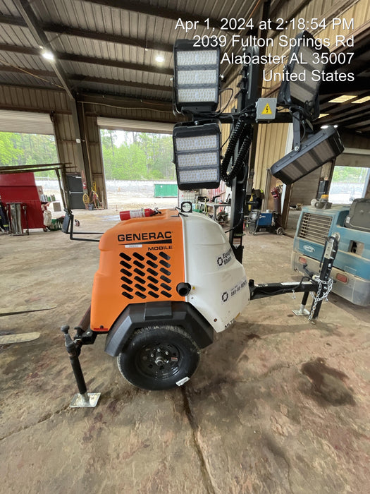 2024 Generac MLT2 Diesel, Flex Switch 120V Input, Powerzone Controller, 
(4) 320W LED Lights, 4kW Generator, 39.9 Gal Fuel Tank, 2" Ball, T3