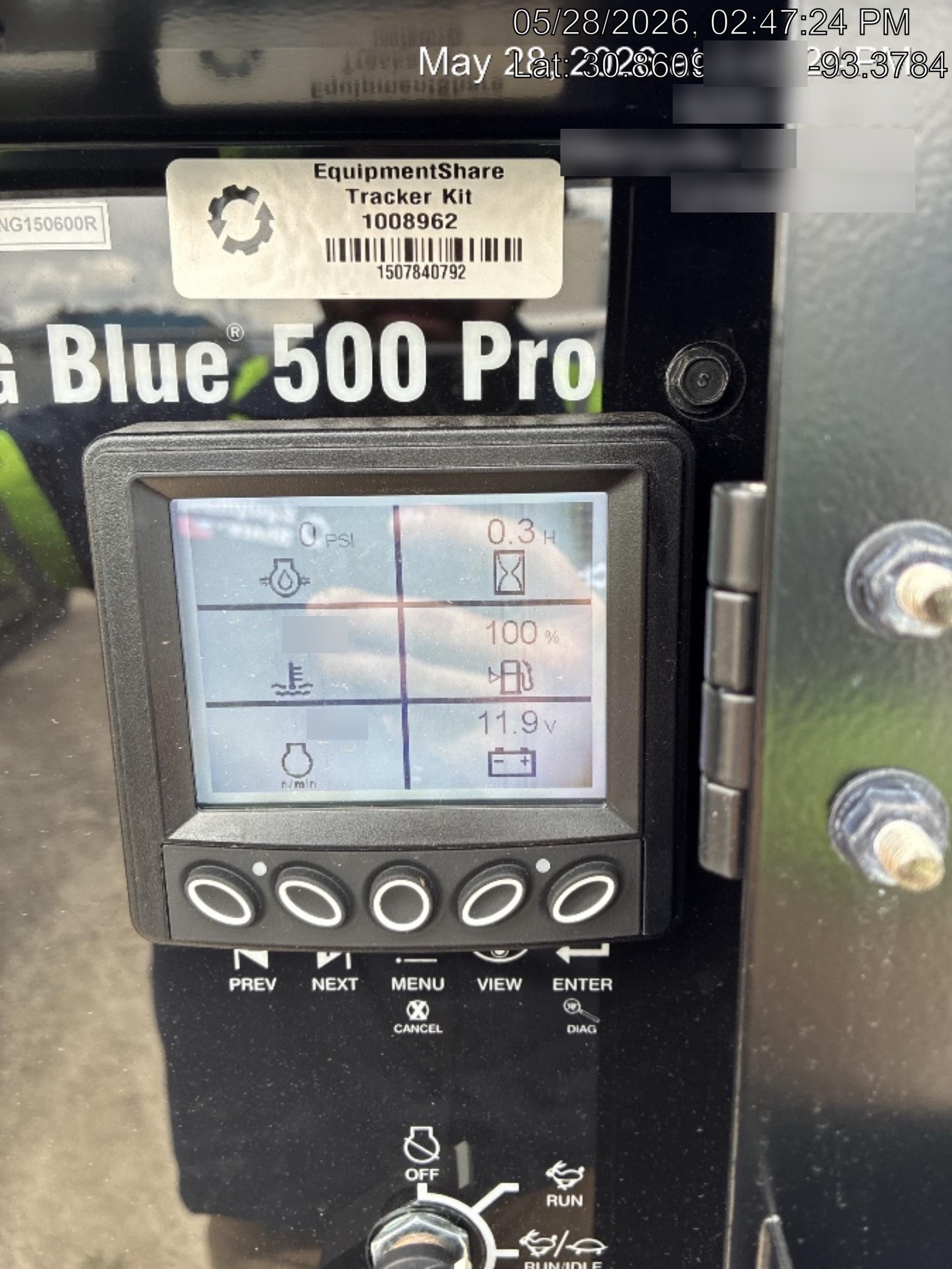 2026 MILLER ELECTRIC BIG BLUE 500