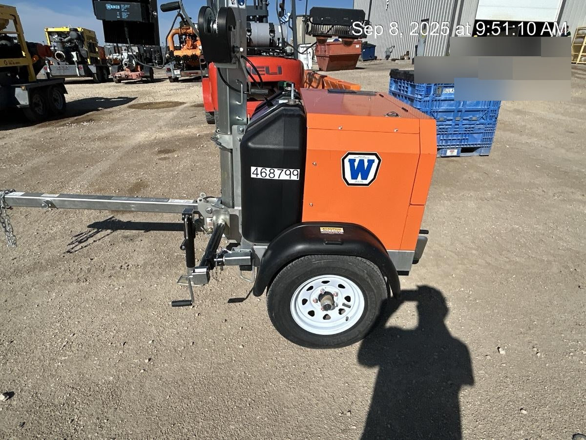 2024 Wanco WLTT-4MM4K Diesel, Deep Sea Controller, Shore Power Plug, Auto Start, (4) 350W LED Floodlights, 4kW Generator, 60 Gal Fuel Tank, 2" Ball, T3