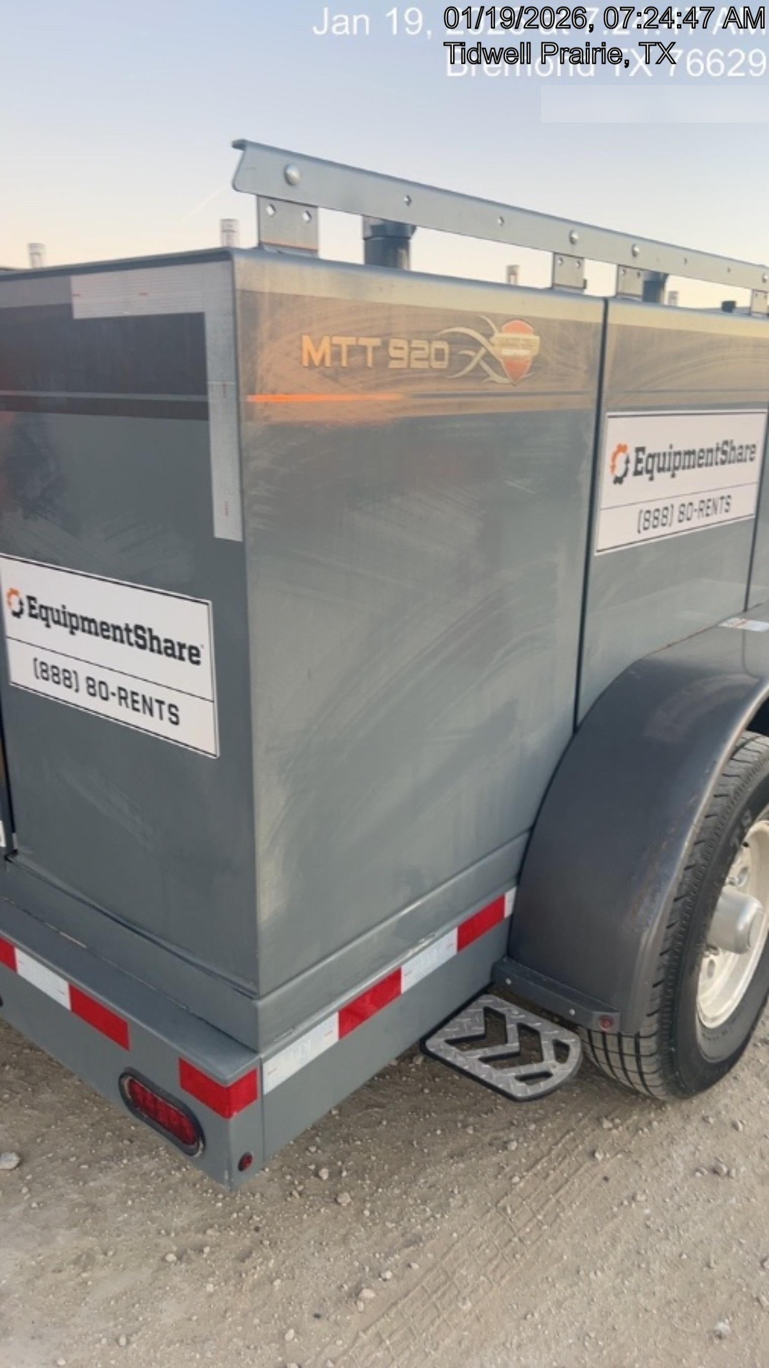 2025 THUNDER CREEK MTT920 - Hazmat not required