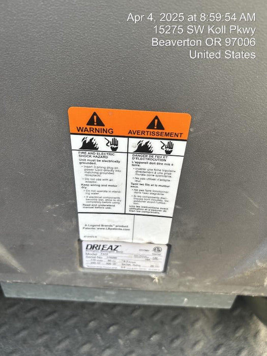 2020 DRI-EAZ LGR 7000XLi