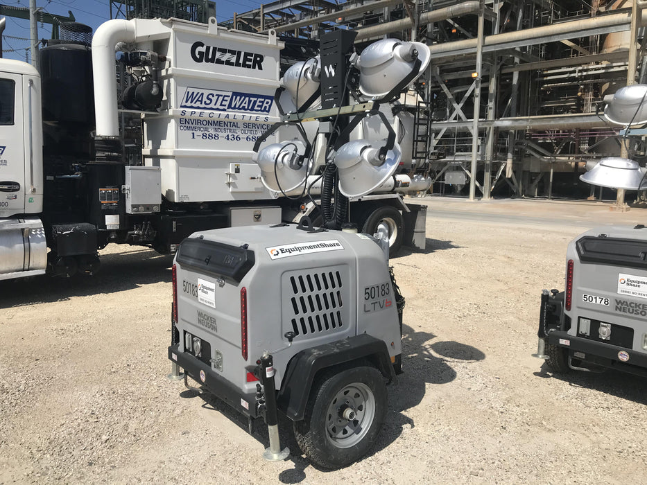 2019 Wacker Neuson LTV6L-MH Mobile Light Tower w/Fuel Level Sensor Installed