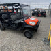 2022 Kubota RTV-X1140W-H Plastic Canopy, Windshield Acrylic Clear, LED Strobe Light, Wire Harness Kit, Back up Alarm
