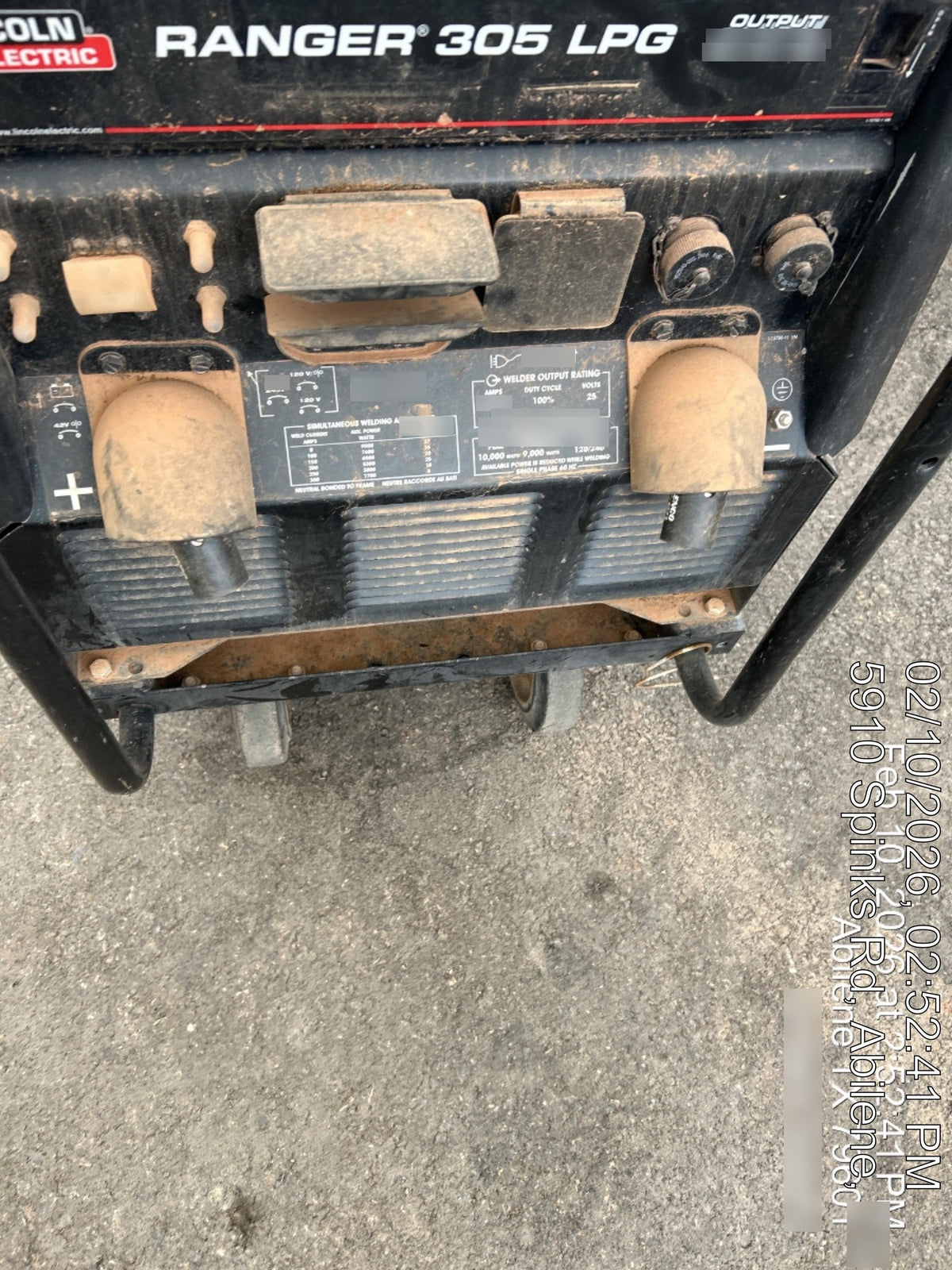 2025 LINCOLN ELECTRIC Ranger 305 LPG