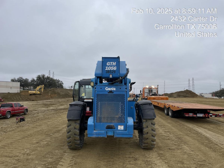 2019 Genie GTH-1056 Cab/Heat/AC, FF Tires, LED Work Lights, Beacon 60" QA Carriage, 60" Forks