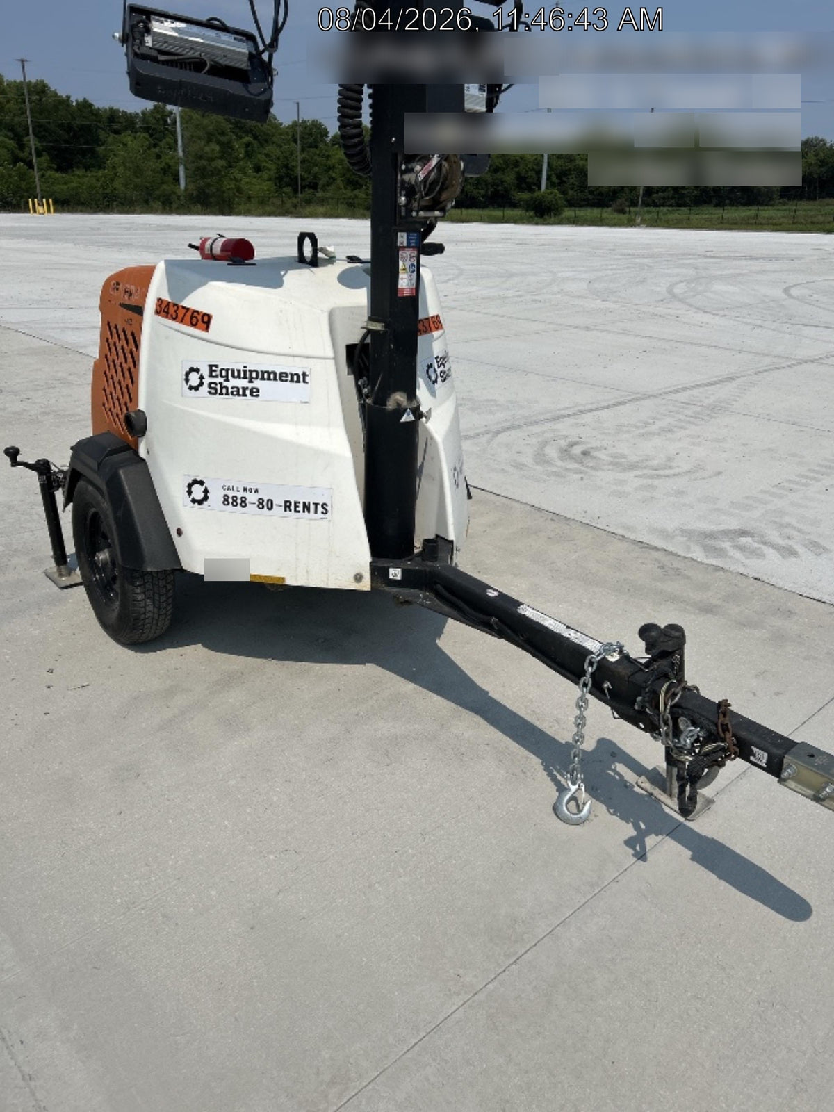 2023 Generac MLT2 Diesel, Flex Switch 120V Input, Powerzone Controller, (4) 320W LED Lights, 4kW Generator, 39.9 Gal Fuel Tank, 2" Ball, T3