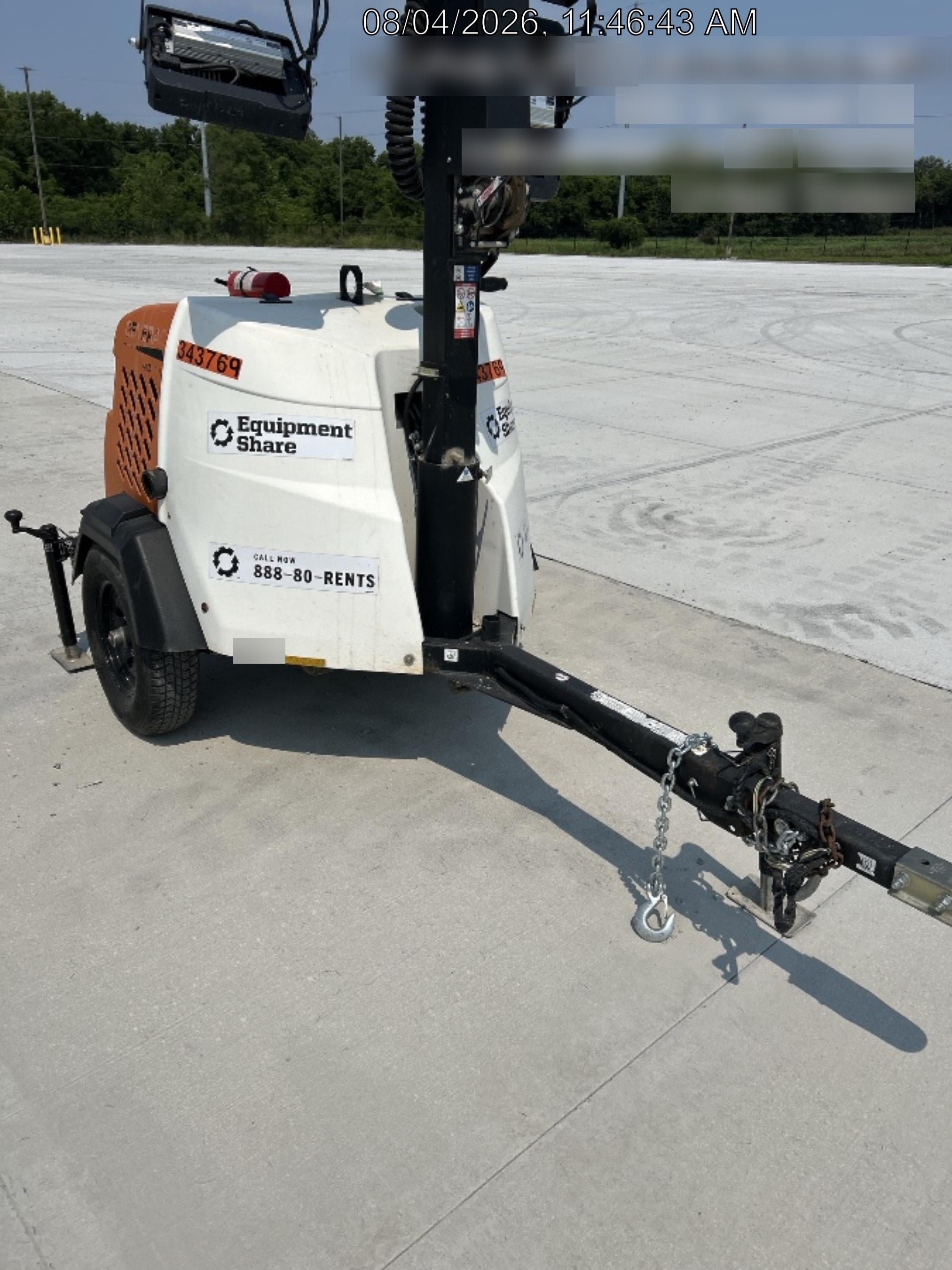 2023 Generac MLT2 Diesel, Flex Switch 120V Input, Powerzone Controller, (4) 320W LED Lights, 4kW Generator, 39.9 Gal Fuel Tank, 2" Ball, T3