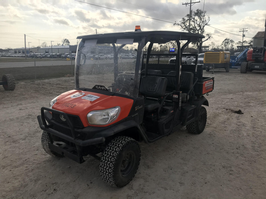 Kubota RTV-X1140W-H Canopy, 4-Seater, Diesel, Windshield Acrylic Clear, Strobe Light, Backup Alarm