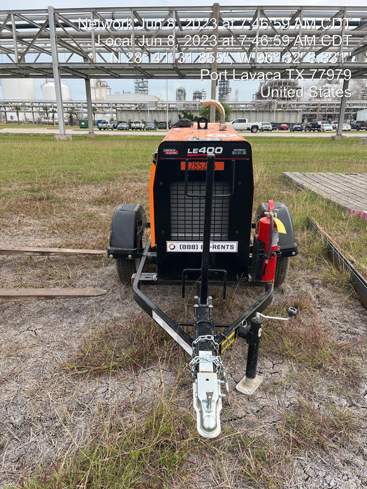 2022 Lincoln Electric LE400 Kubota V1505, Trlr, Cable Rack, Light Kit, ES Decals, T3