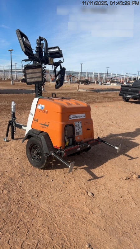 2023 Generac MLT2 Diesel, Flex Switch 120V Input, Powerzone Controller, 
(4) 320W LED Lights, 4kW Generator, 39.9 Gal Fuel Tank, 2" Ball, T3