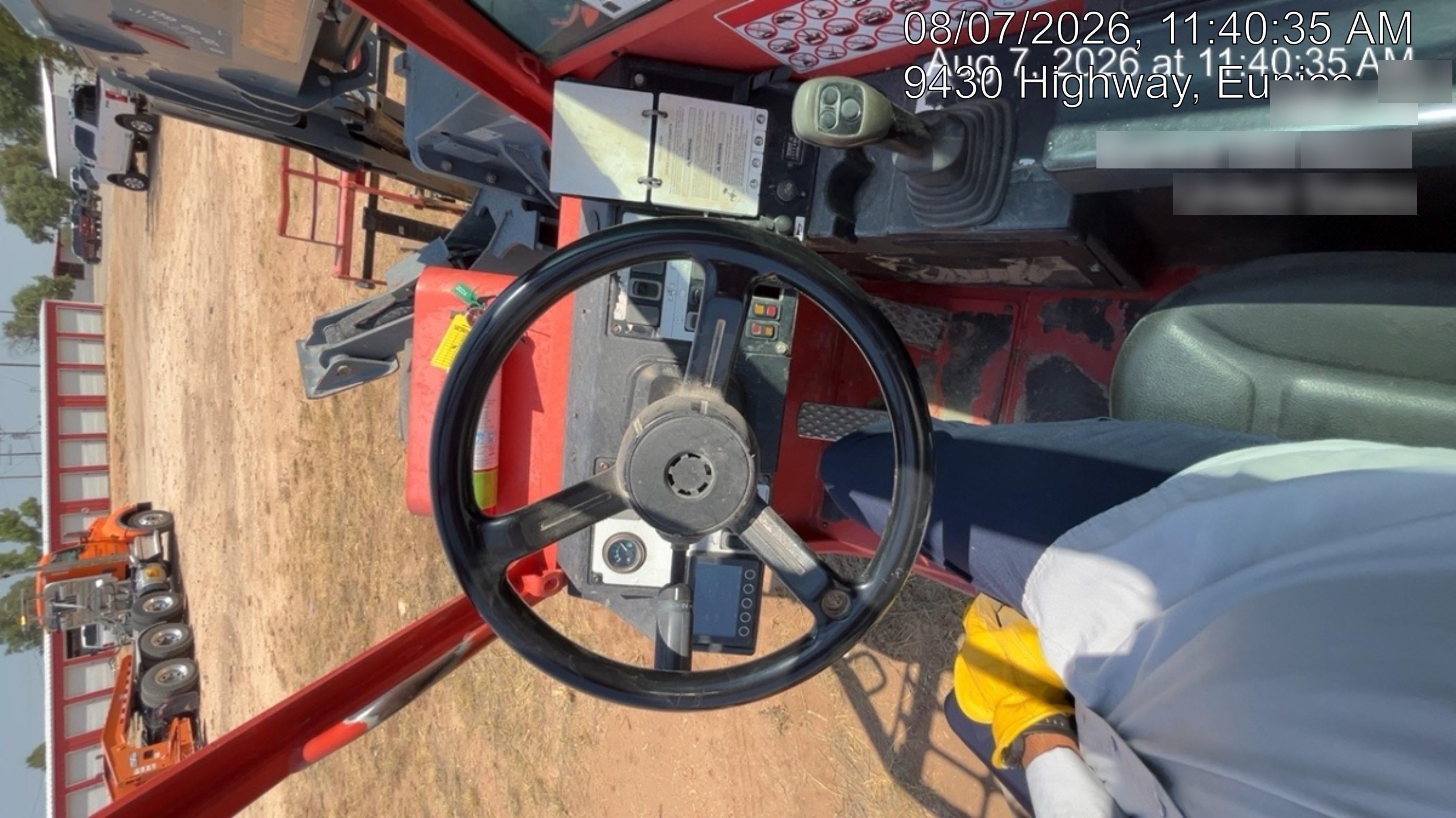 2018 Skyjack SJ1056 TH Skyjack 1056 TH Telehandler w/Open ROPS, Work Lights/Beacon, Solid Tires, 60" Carriage and Forks
