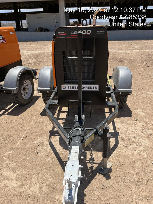 2022 Lincoln Electric LE400 Kubota V1505, Trlr, Cable Rack, Light Kit, ES Decals, T3