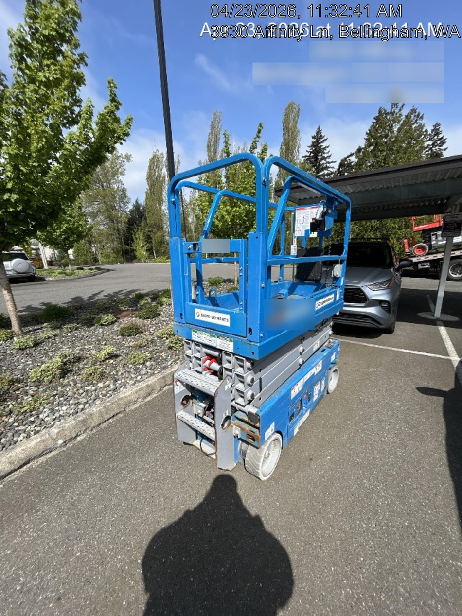 2019 Genie GS-1930 Half Height Swing Gate, 800W Inverter